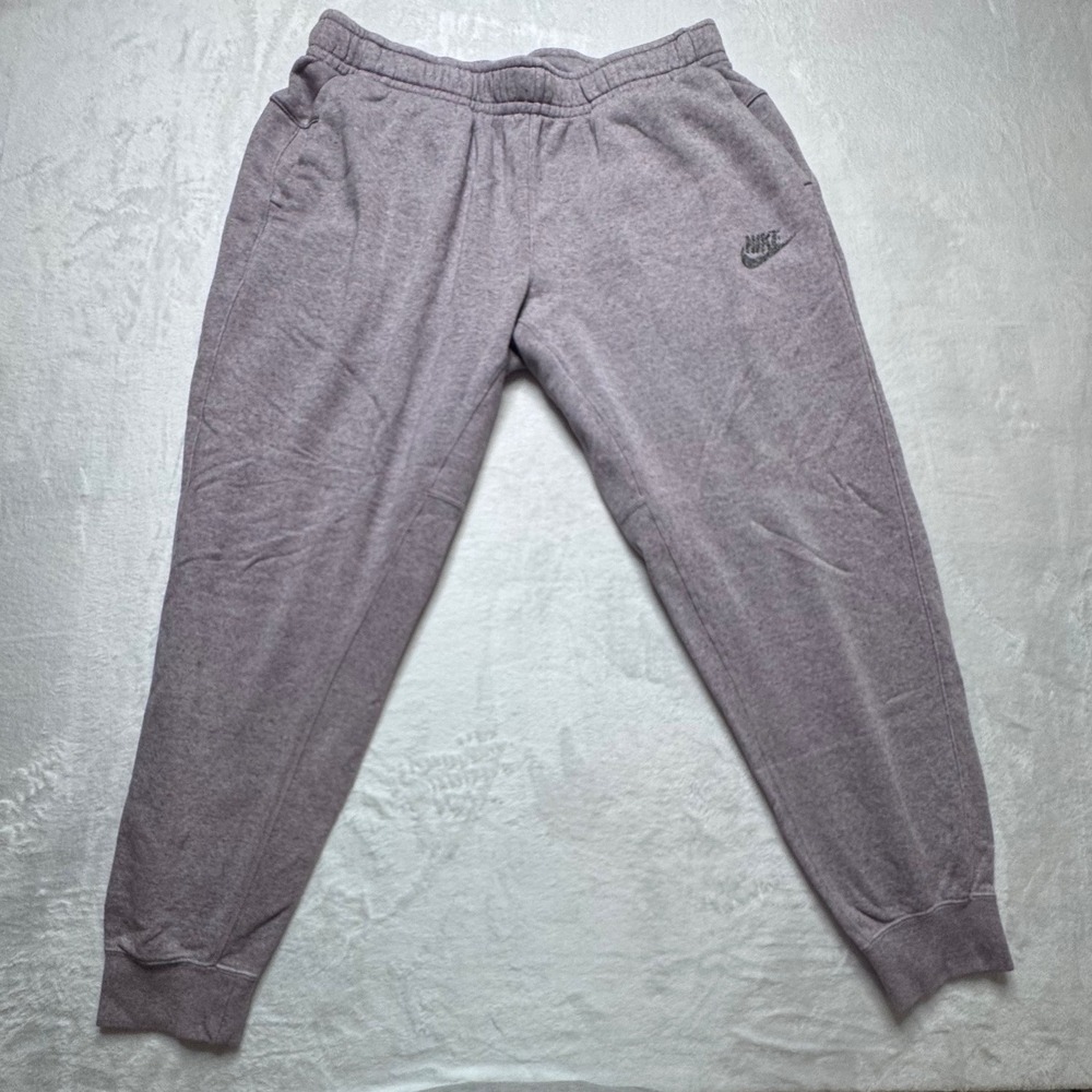 Nike Mens XL Purple Revival Fleece Jogger Sweatpants Tapered Casual Sportswear